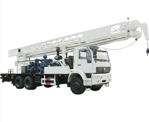 C350ZY SINOTRUK ماشین حفاری سوراخ 300m عمق 500mm قطر سوراخ