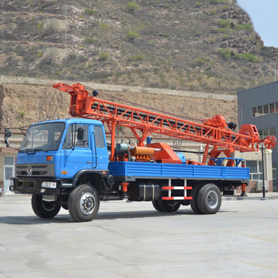 400 متر دانگ فنگ 4x4 چاه حفاری آب کامیون خارج از جاده نصب شده برای حفاری گل