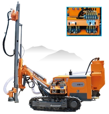 DTH Down The Hole Hammer Drill Rig Crawler پنوماتیک نوع برای سنگ