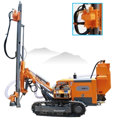 DTH Down The Hole Hammer Drill Rig Crawler پنوماتیک نوع برای سنگ