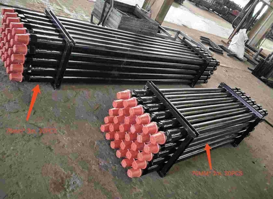 76mm 3m طول چاه آب حفاری ساقه Api 2 3/8 &quot;Reg یا 2 3/8&quot; اگر 89mm R780