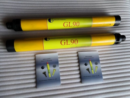 GL90 Dth سنگ چکش شلیک آب چاه حفاری فشار هوا کم