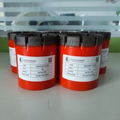 6mm BQ NQ HQ PQ سیمون های الماس پر شده حفاری هسته زمین شناسی