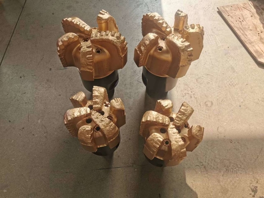 Api 9 7/8&quot; 5 Blades Pdc Bit Drilling با 4 پین رشته 1/2reg