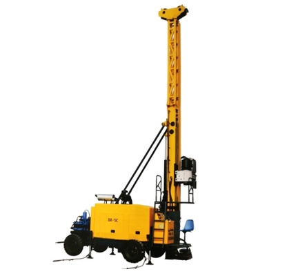 GLDX-5C نمونه برداری ژئوتکنیکال اکتشاف معدنی دکل های حفاری هیدرولیک تریلر