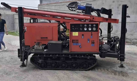 دستگاه حفاری چاه آب Dth CE 180 متری نوع خزنده