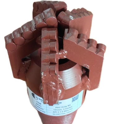 صنعت معدن Pdc کشش برش 5 بال 131mm قطعات ماشین آلات معدن