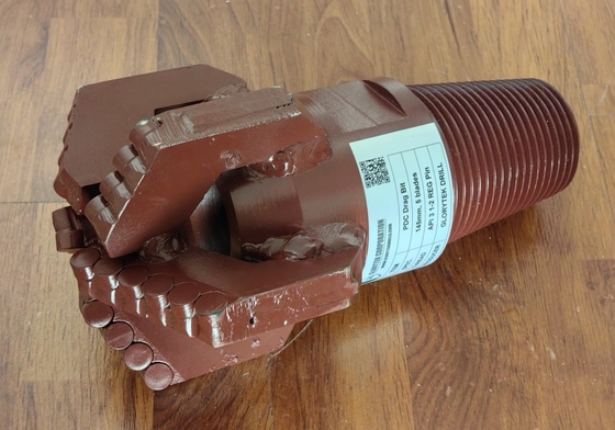 145mm Pdc Drag Bit Teeth سوراخ در شکلات سنگی یا چاه های آب