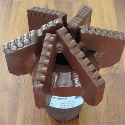 225mm 6 بال Pdc Drag Bit برای حفاری زمین گرم