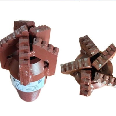 5 بال Pdc حفاری بیت 131mm قطر بیرونی حفاری زمین گرمایی