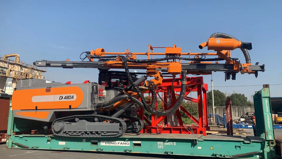 D480A قدرتمند 114mm حفاری لوله 35m سطح یکپارچه سنگ حفاری Rig برای معدن