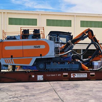 ماشین‌های حفاری چاله‌زنی سطحی نصب شده بر روی خزنده برای استخراج فلزات گرانبها و انفجار