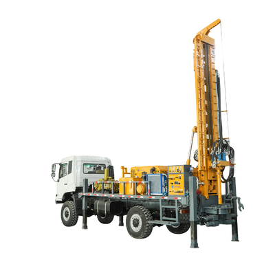 GL500T 500m هیدرولیک کامیون نصب آب چاه حفاری
