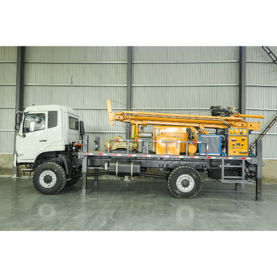GL500T 500m هیدرولیک کامیون نصب آب چاه حفاری