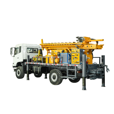 دکل حفاری چاه آب عمیق هیدرولیکی GL500T نصب شده بر روی کامیون