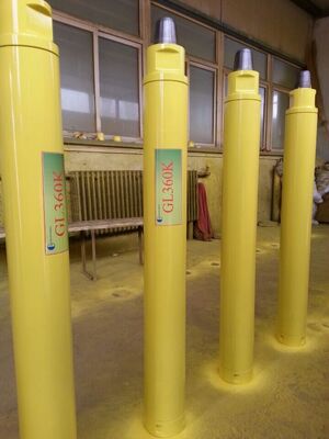 DHD SD QL ماموریت DTH چکش حفاری برای چاه آب حفاری حفاری