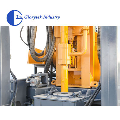 دستگاه حفاری چاه آب لاستیکی GL180R با عمق 180 متر و درایو هیدرولیک بالا برای حفاری گمانه زمین گرمایی