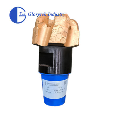 Cost Effective 6" PDC Drill Bit 5 Blades Steel or Matrix Body for Soft to Medium Rock