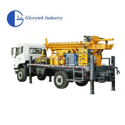 دریل حفاری چاه آب هیدرولیک کامل دانگ فنگ 4X4، عمق 500 متر، قطر سوراخ 105-350 میلی متر