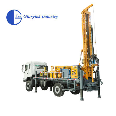 دریل حفاری چاه آب هیدرولیک کامل دانگ فنگ 4X4، عمق 500 متر، قطر سوراخ 105-350 میلی متر