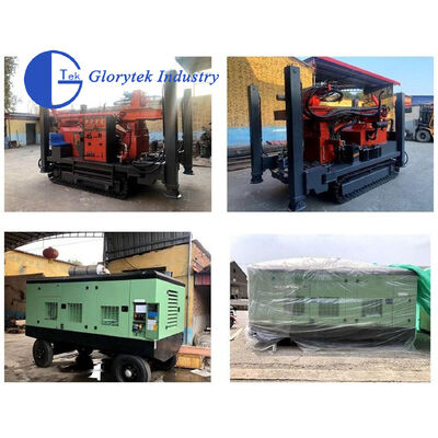 دکل حفاری چاه چاه آب چاه چاه چاه 200 متر عمق حفاری خزنده GL200S