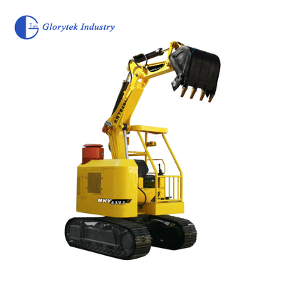 6.3T حفاری معدن زیرزمینی (660V/1140V) ️ 0.3m3 سطل، نیروی حفاری 40kN، بارگذاری تراز فشرده با گزینه شکستن هیدرولیک