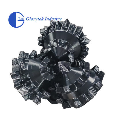 مته مخروطی سه تکه IADC 217 با قطر 12-1/2 اینچ برای حفاری میادین نفتی، زمین گرمایی و معدنکاری، بادوام با عملکرد نفوذ بالا